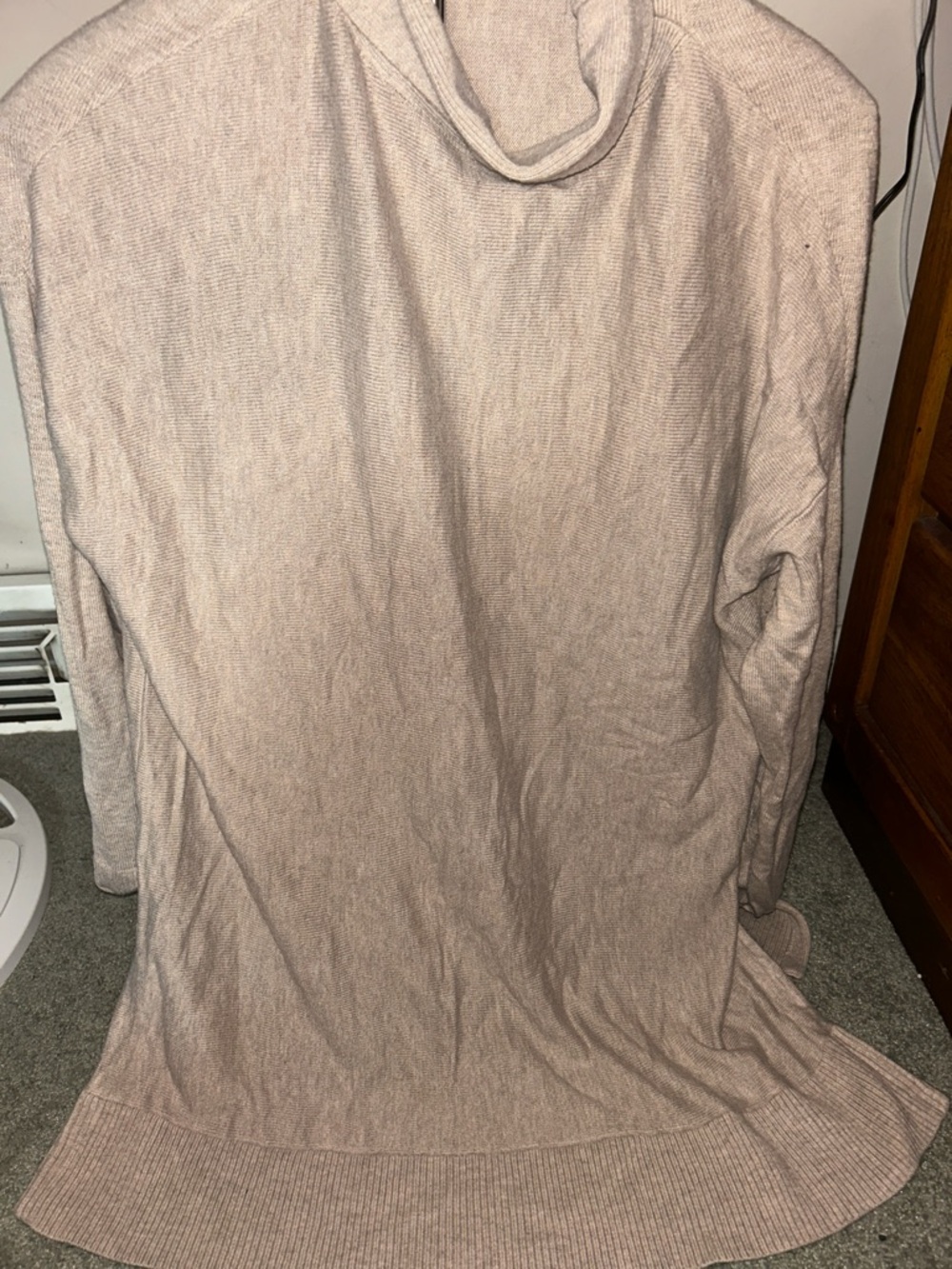 LOFT Men's Long Sleeve Hooded Pullover - Light Taupe